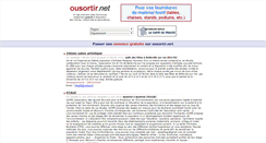 Desktop Screenshot of ousortir.net